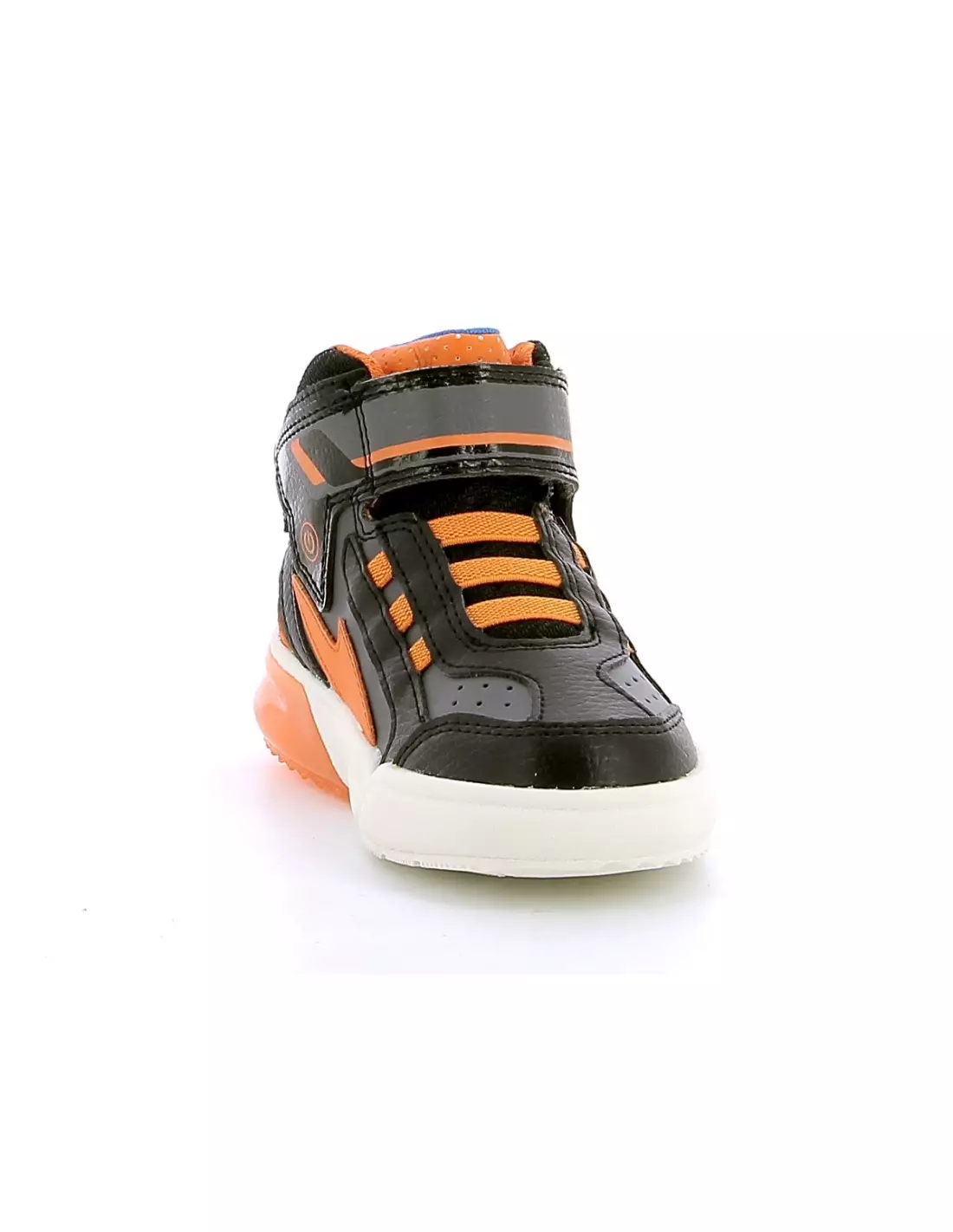 GEOX GRAYJAY - Sneakers Blackorangeflashyellow
