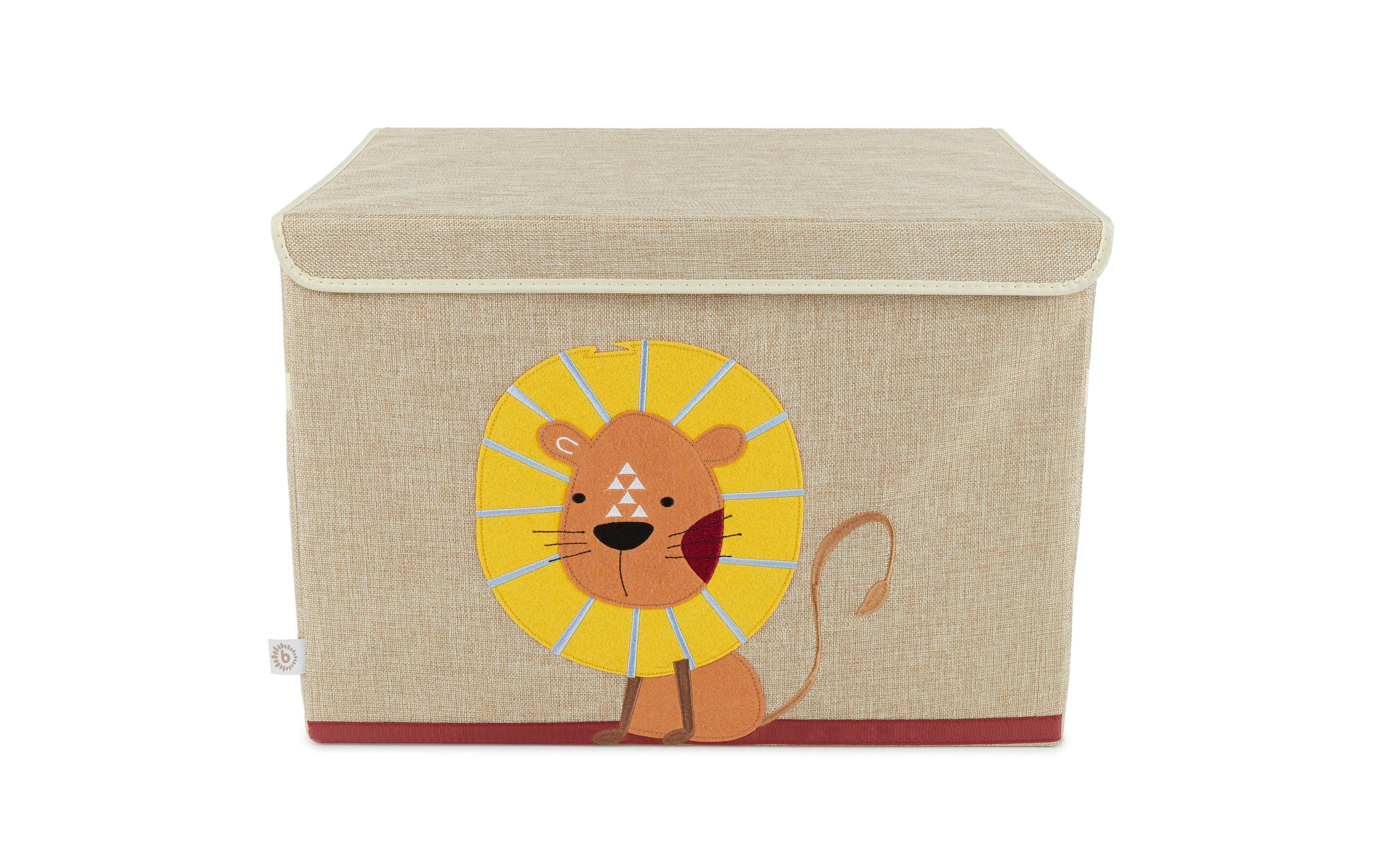 Spielzeugbox Löwe 36 x 36 x 51 cmAufbewahrungsbox mit Deckel