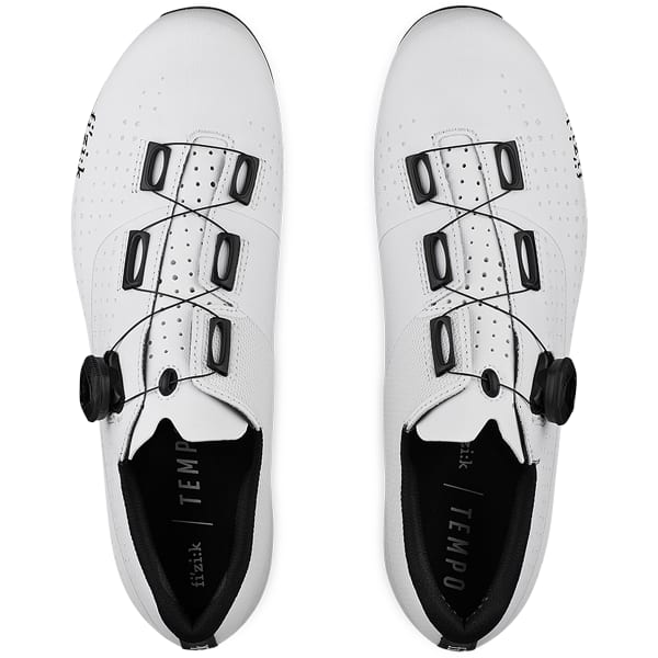 Chaussure vélo route FIZIK TEMPO R4 OVERCURVE WHITE BLACK