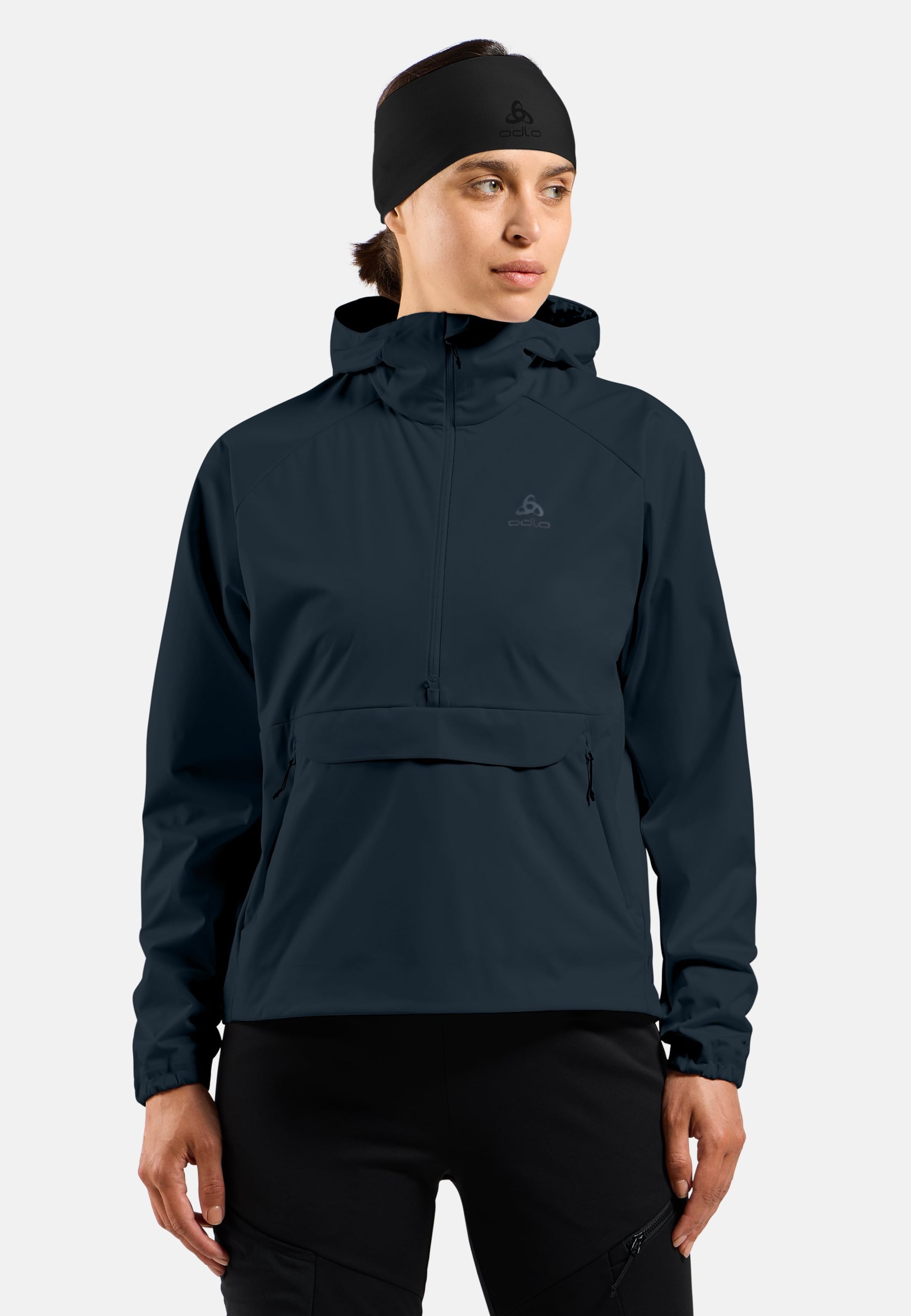 Winddichter Zeroweight Pro Warm Langlaufanorak in dark sapphire