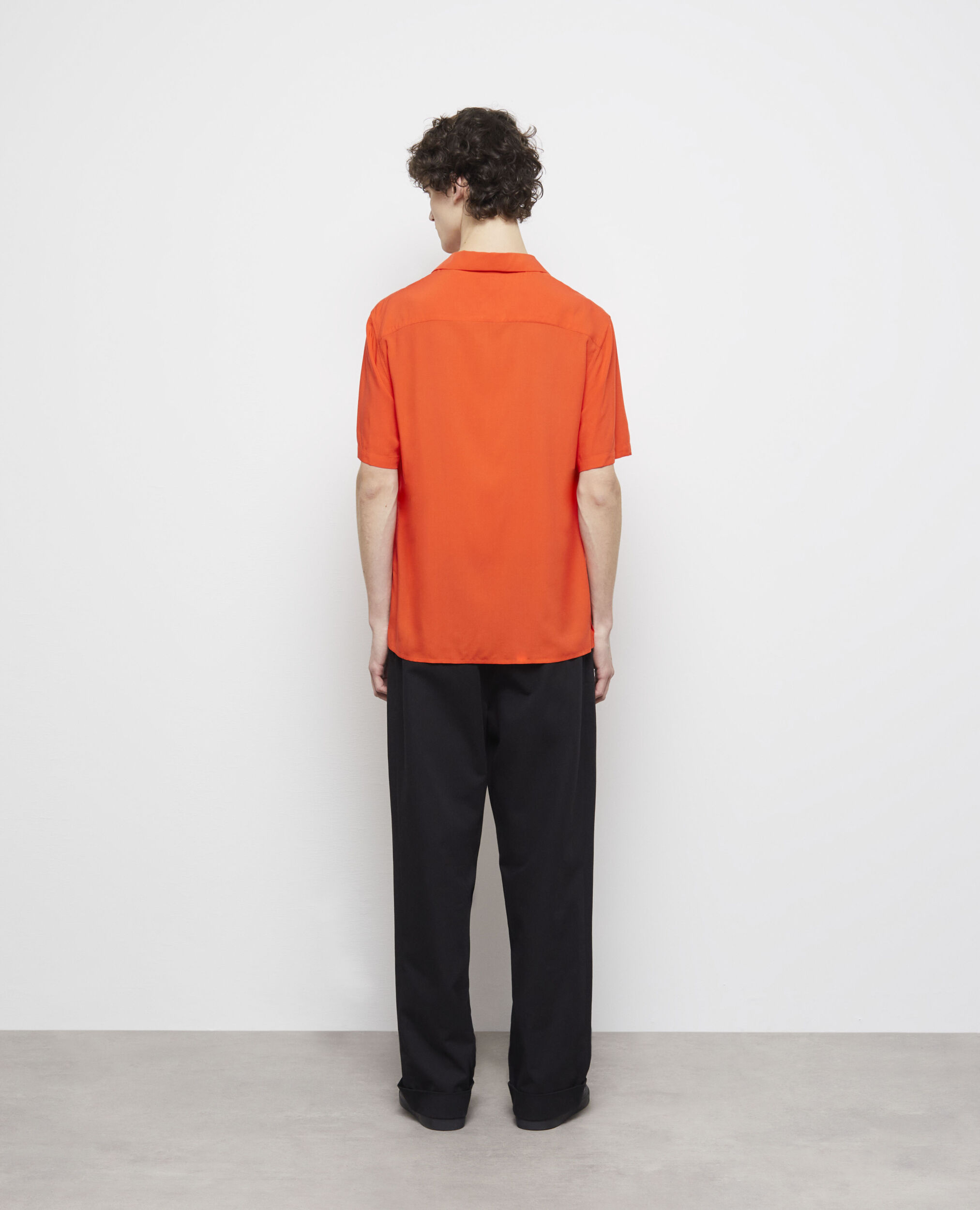 Chemise casual orange