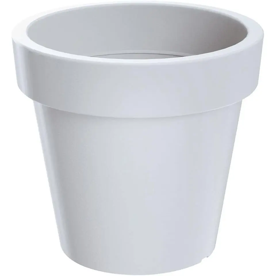 Prosperplast Bloempot - D35 x H31 cm - wit - kunststof