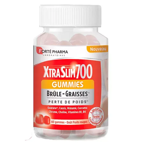 Forté Pharma Xtraslim 700 Gomas Emagrecedoras Queimador de Gordura para Perda de Peso - 1 Mês