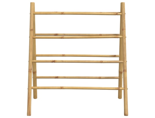 VIDAXL - Porte serviette échelle à serviettes double avec 4 échelons 90x50x100 cm bam...