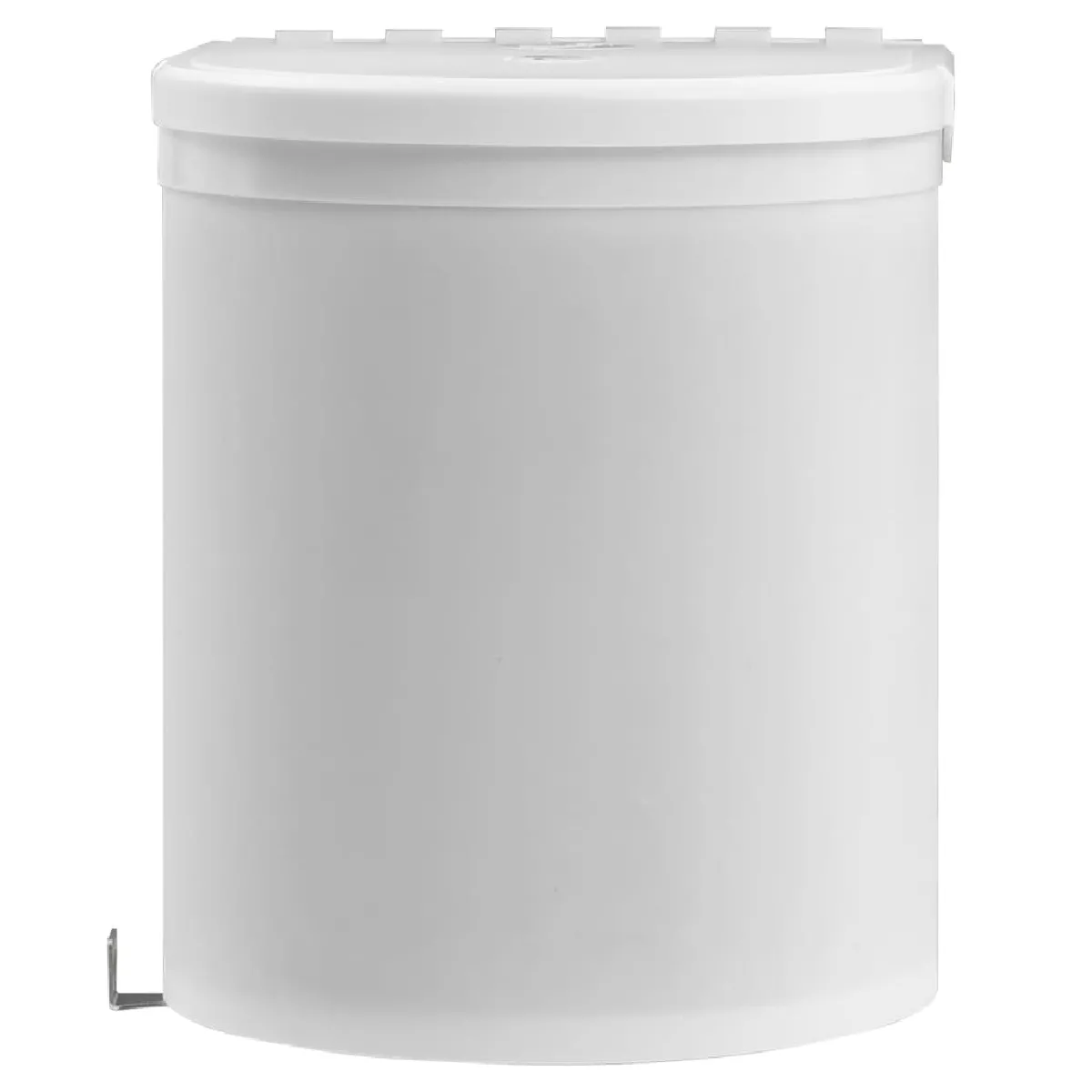 vidaXL Poubelle intégrée - 12L - Blanc