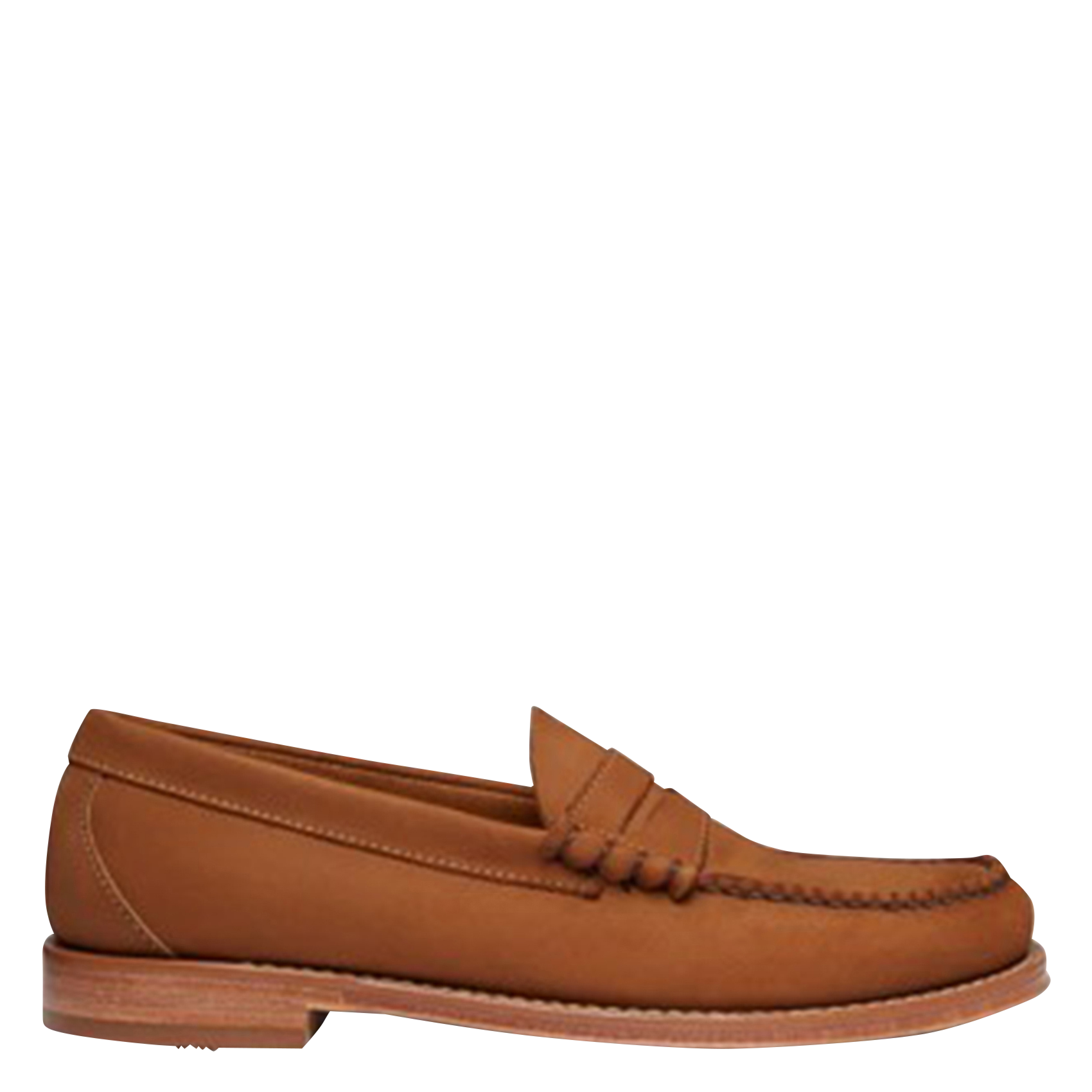 WEEJUN HERITAGE PENNY - Mocassins en cuir velours | Marron