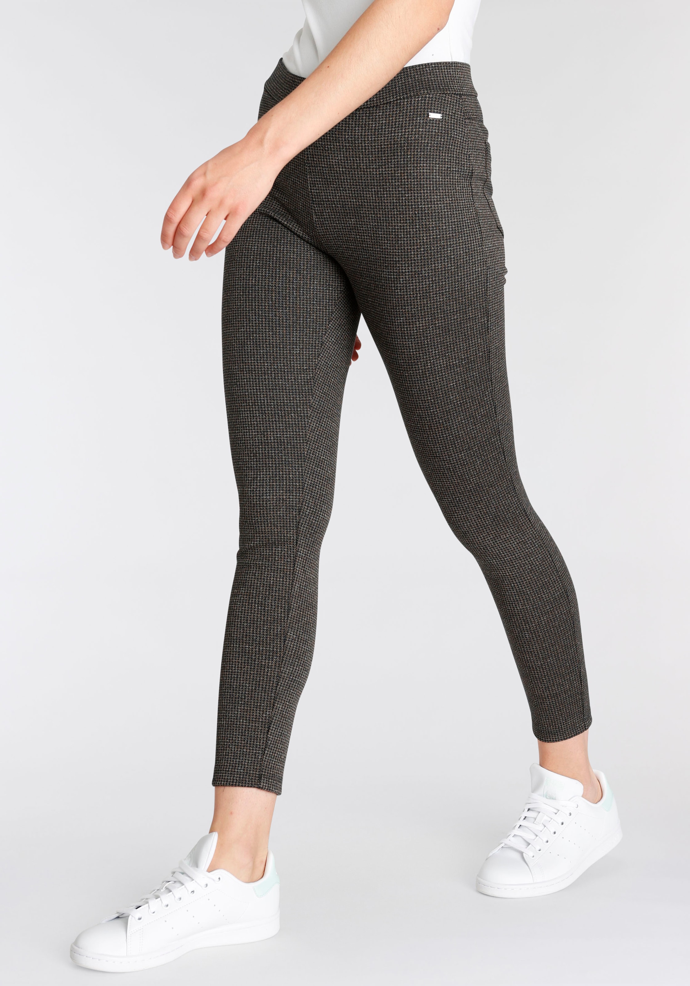 LASCANA Leggings  mit Ajour Karomuster