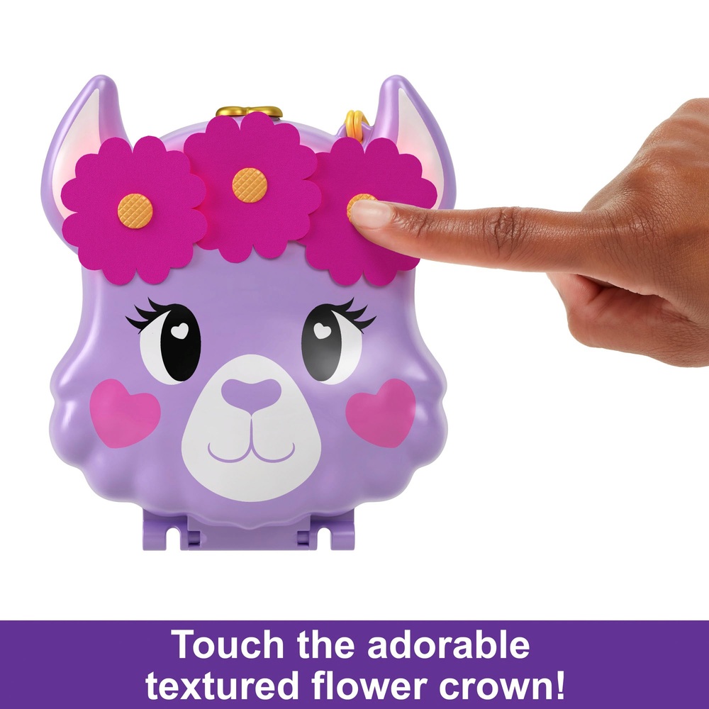 Polly Pocket Camp Abenteuer Lama Kompaktes Spielset