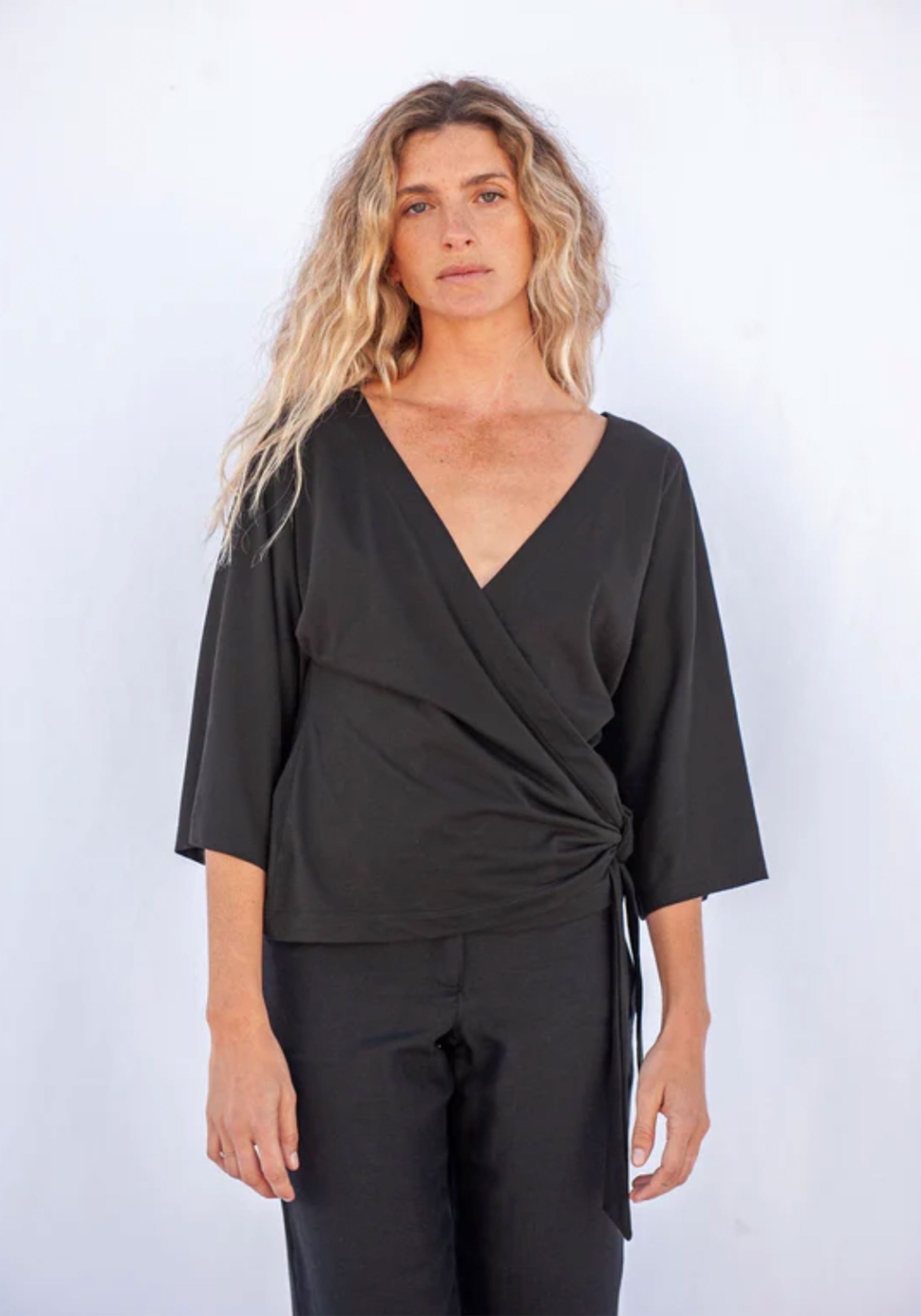 Jungle Folk Wickel-Top Mia Black