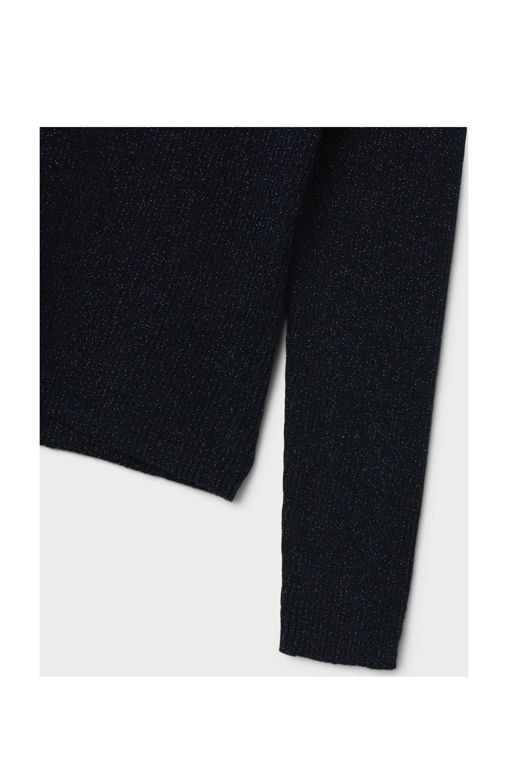 NAME IT top NKFPRIAGLITTER met glitters donkerblauw