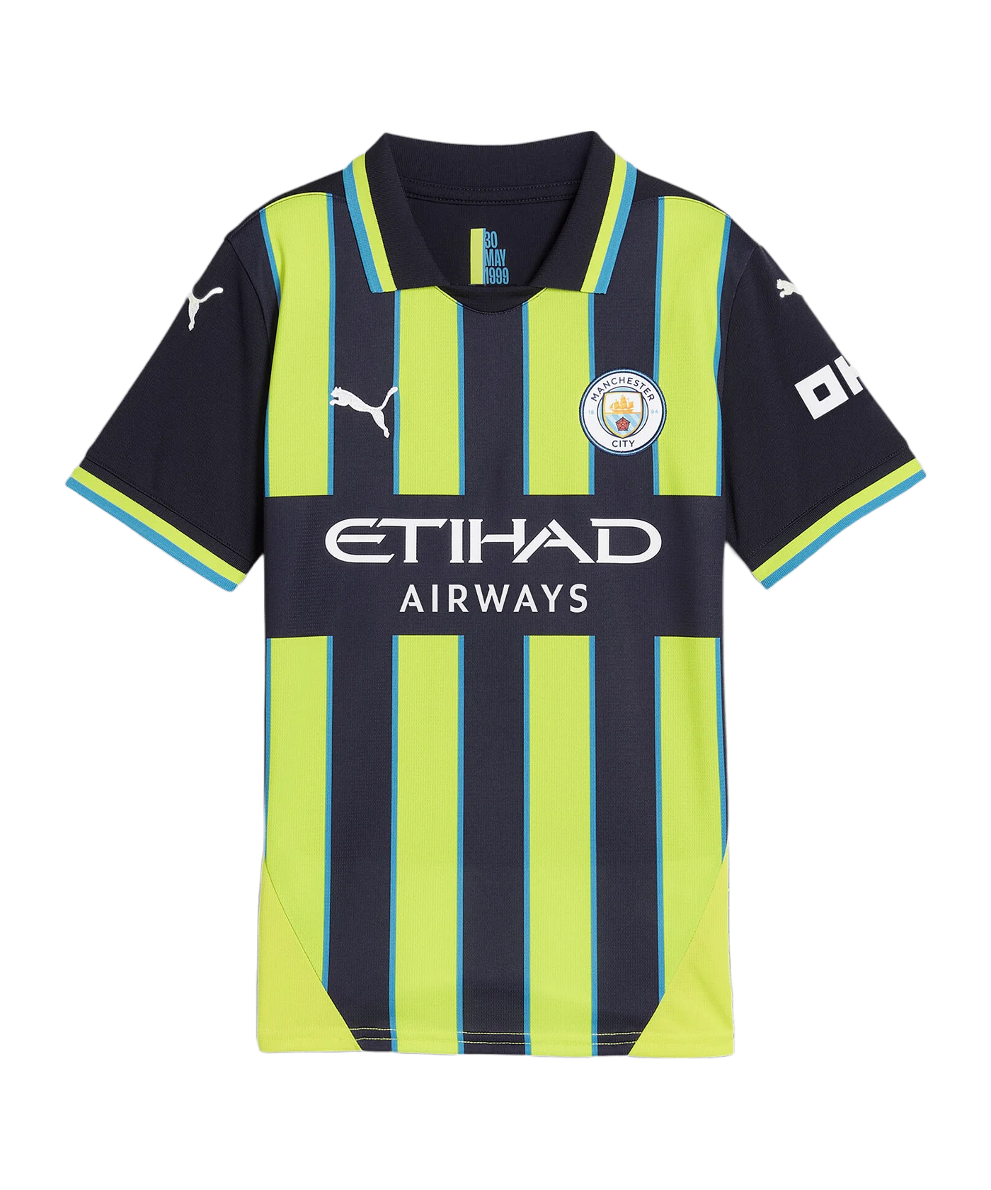 PUMA Manchester City Trikot Away 2024/2025 Kids Blau F02