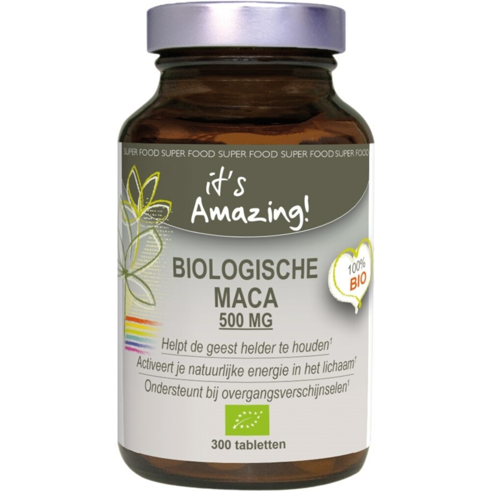 It's Amazing Biologische Maca 500 mg300 tabletten