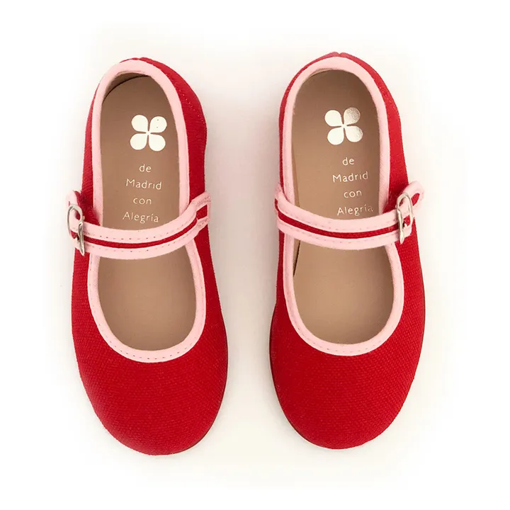 Hermosilla Ballerines Coquelicot  | Rouge