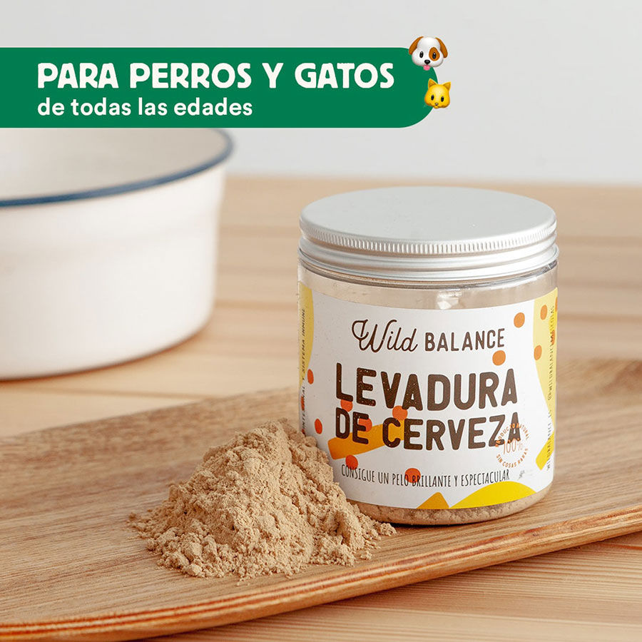 Suplemento de levedura de cerveja Wild Balance para animais de estimação