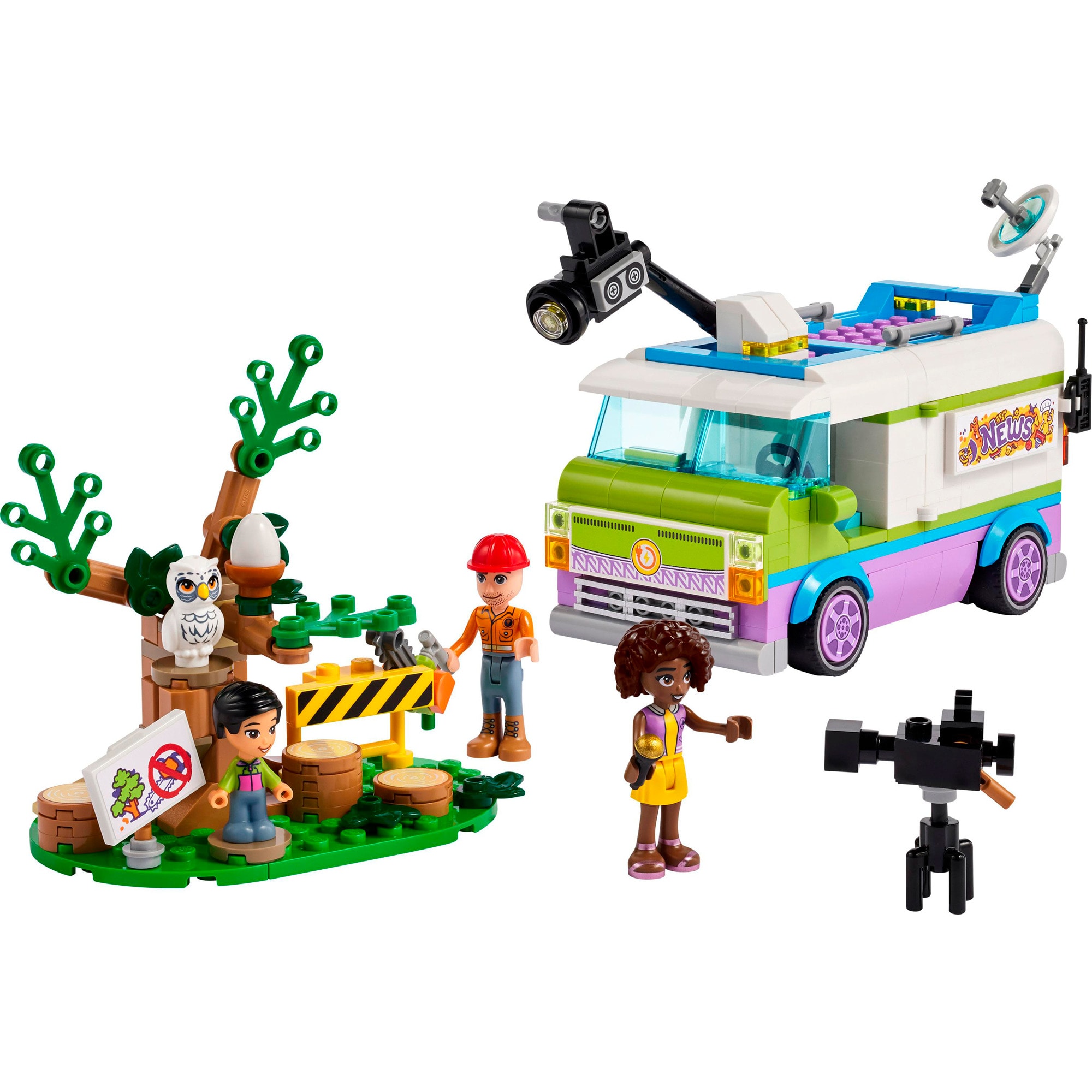 LEGO Konstruktionsspielzeug Friends Nachrichtenwagen