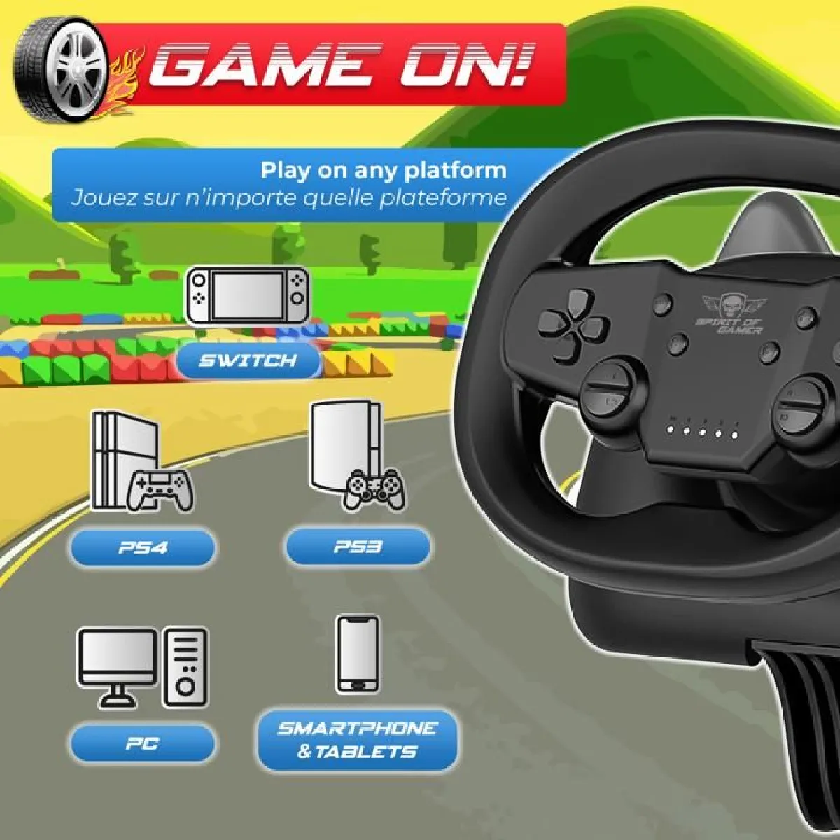 Spirit of Gamer PRO Race Set