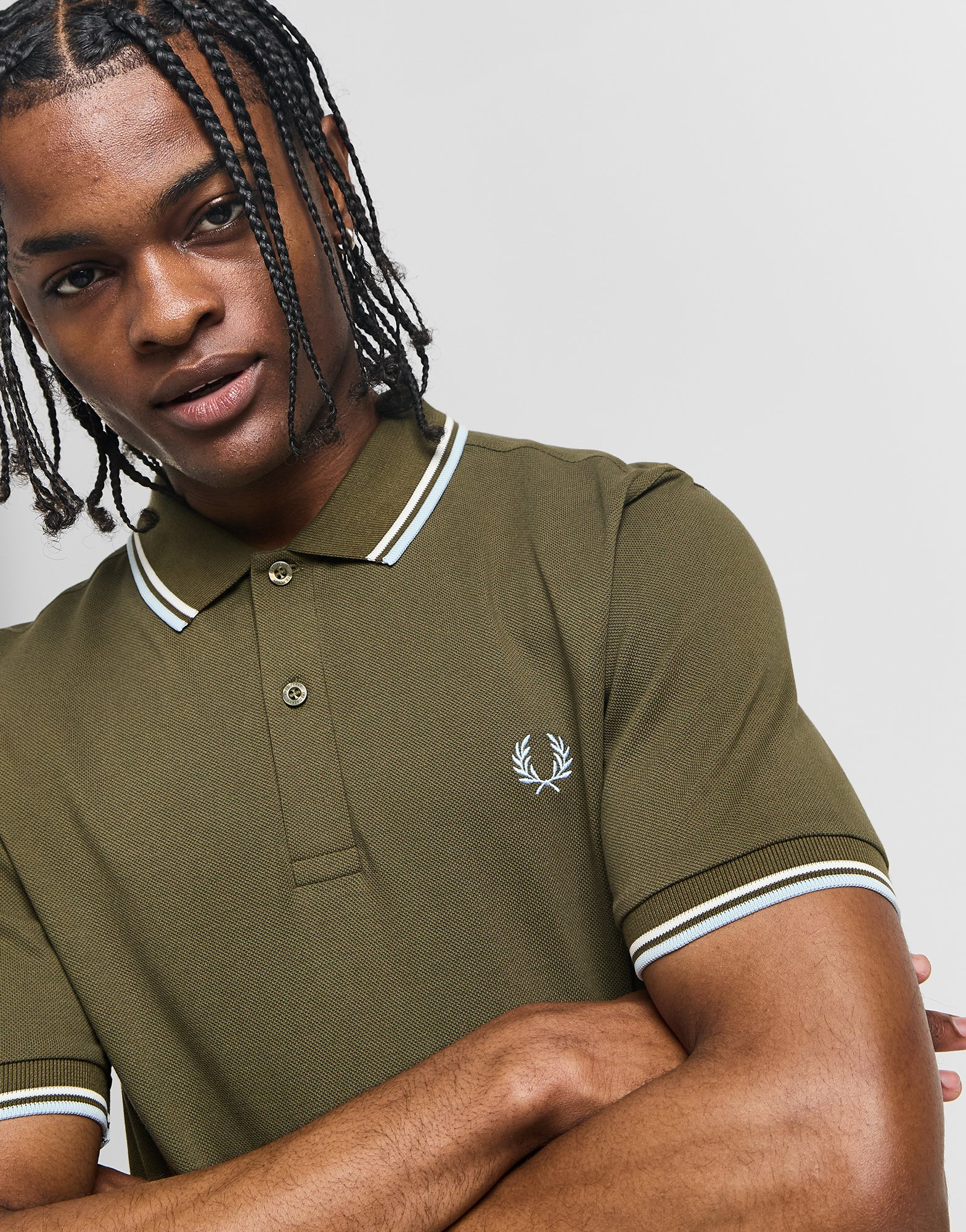 Fred Perry Polo Double Liseré Homme