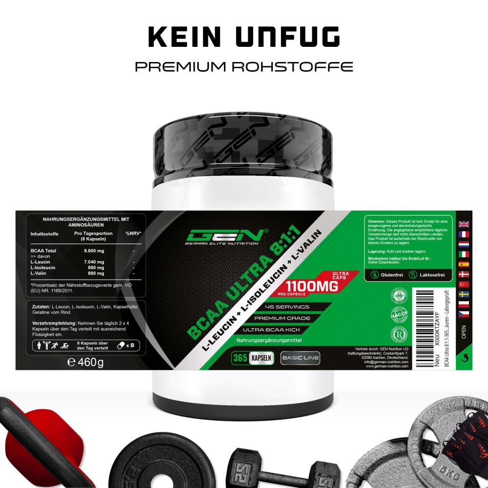GEN BCAA Ultra 8:1:1