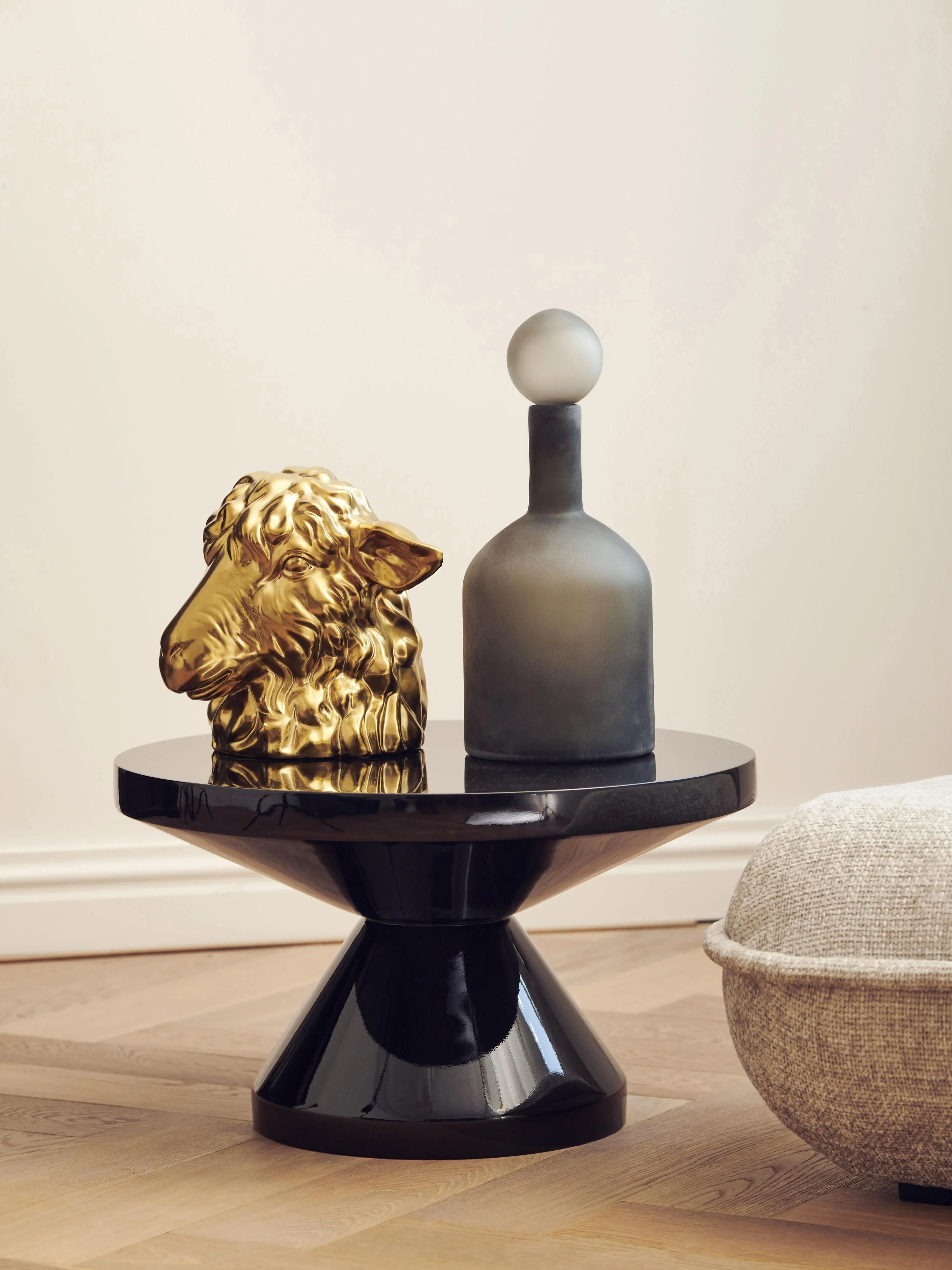 Ronde salontafel Zig Zag