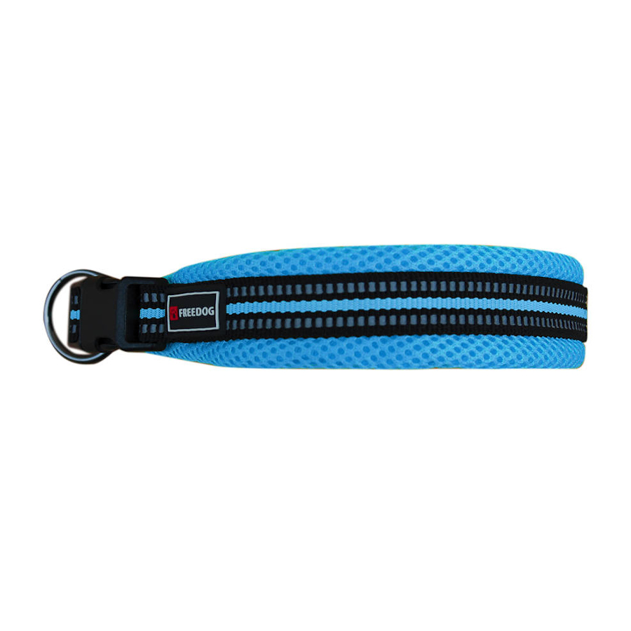 Coleira Freedog Soft Sport Turquesa para Cães
