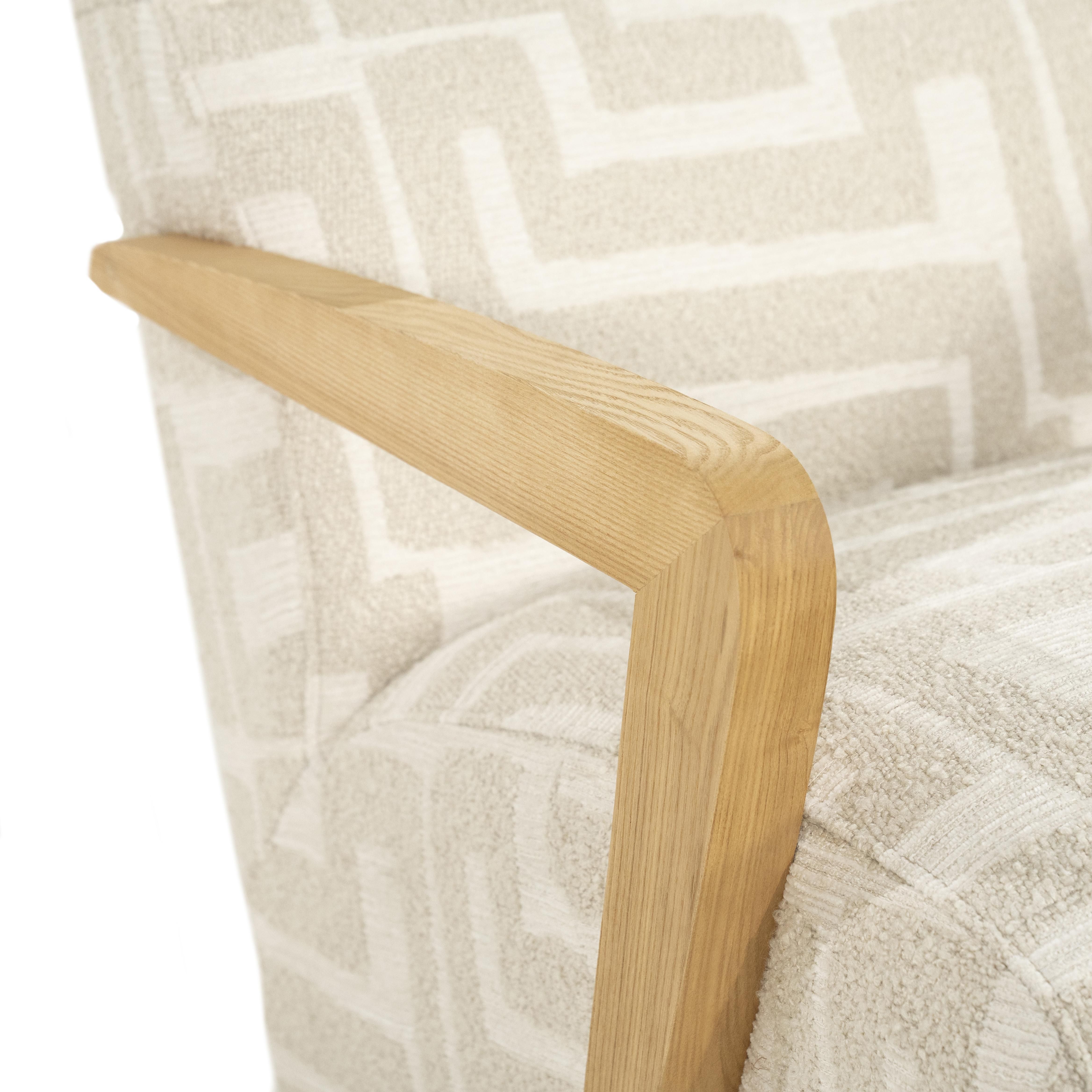 Fauteuil Beige 96500 Olek B88 x D69 x H76 cm