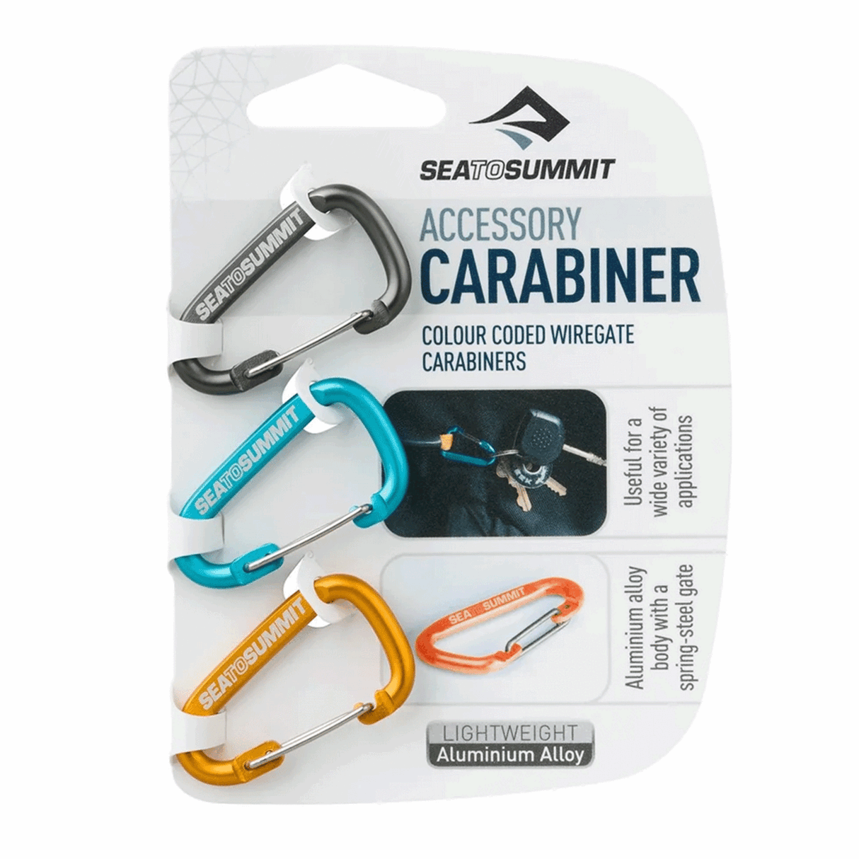 Sea to Summit<br>Small Carabiner 3-pk