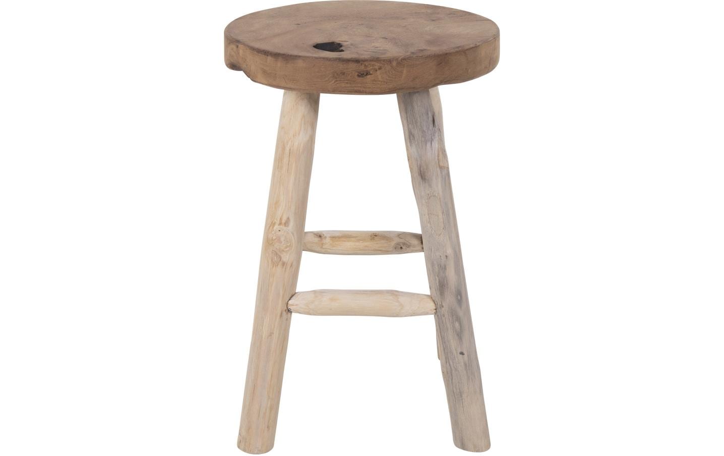 Hocker Badia 45 x 30 cm, NatureSitzhocker aus Teakholz
