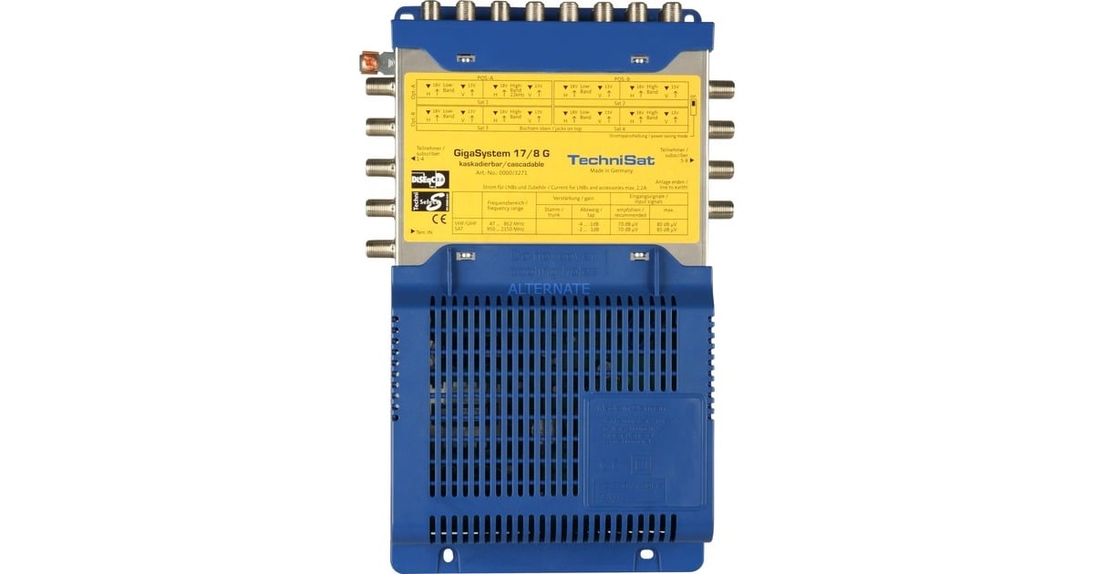 TechniSatGigaSystem 17/8G multischakelaar