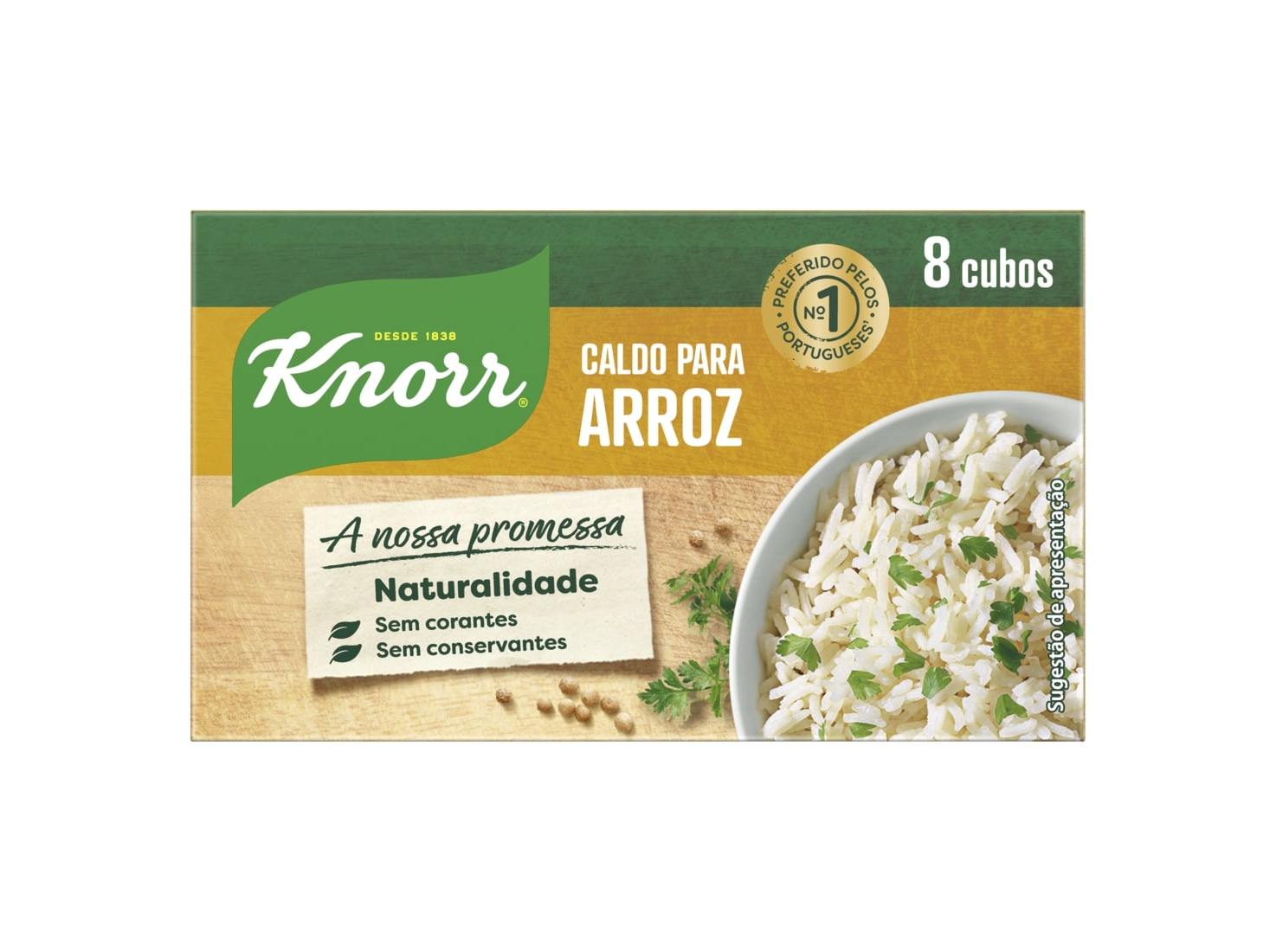 CALDO KNORR PARA ARROZ 8 CUBOS 80G