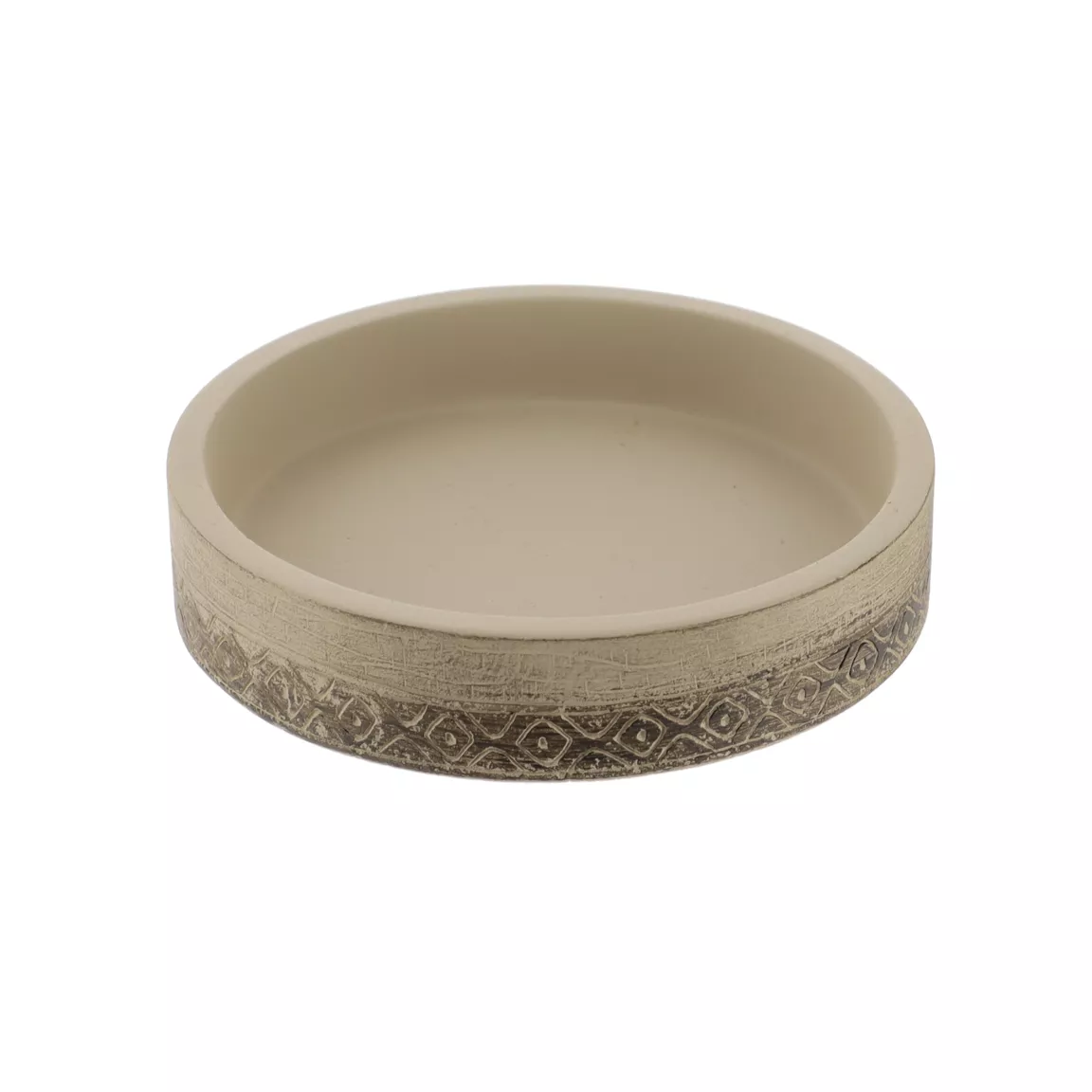 Set d'accessoires salle de bain ciment Tanger Naturel