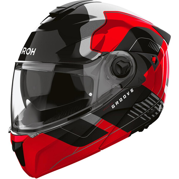 Airoh - Casque Specktre Groove Rouge / Noir / Brillant