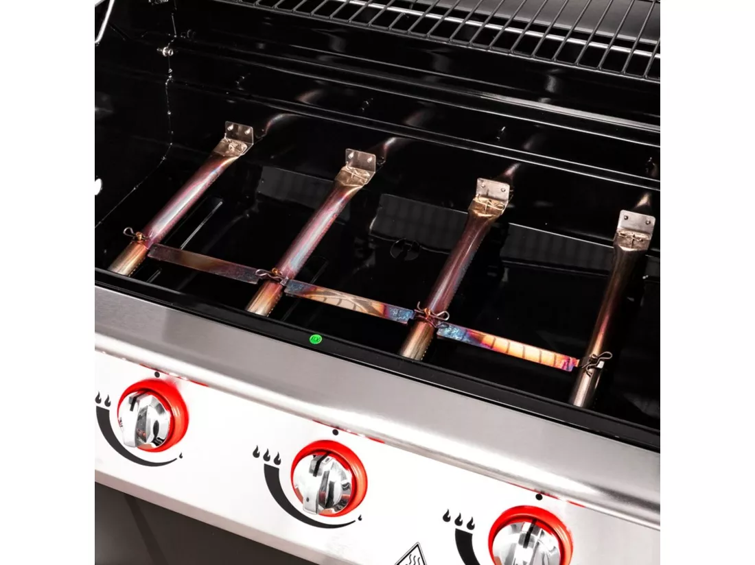 Barbecue au gaz MANHATTAN 450GPI - 4 brûleurs + réchaud 14kW - SOMAGIC