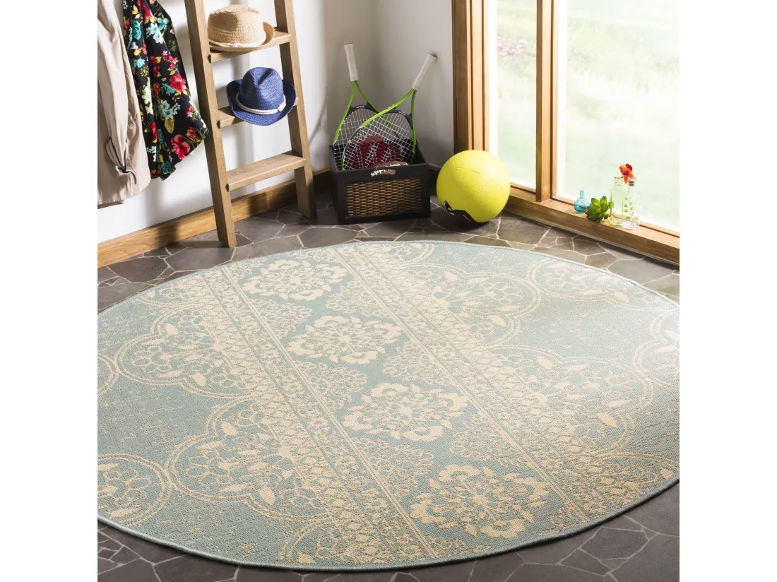 Tapis Cream & Aqua 201 X 201 cm - Borano