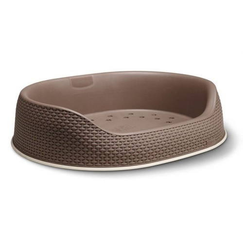 Cesta marrom para cachorro