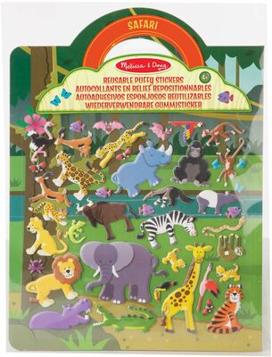 Melissa & Doug Klistremerkebok Safari 42 Stk