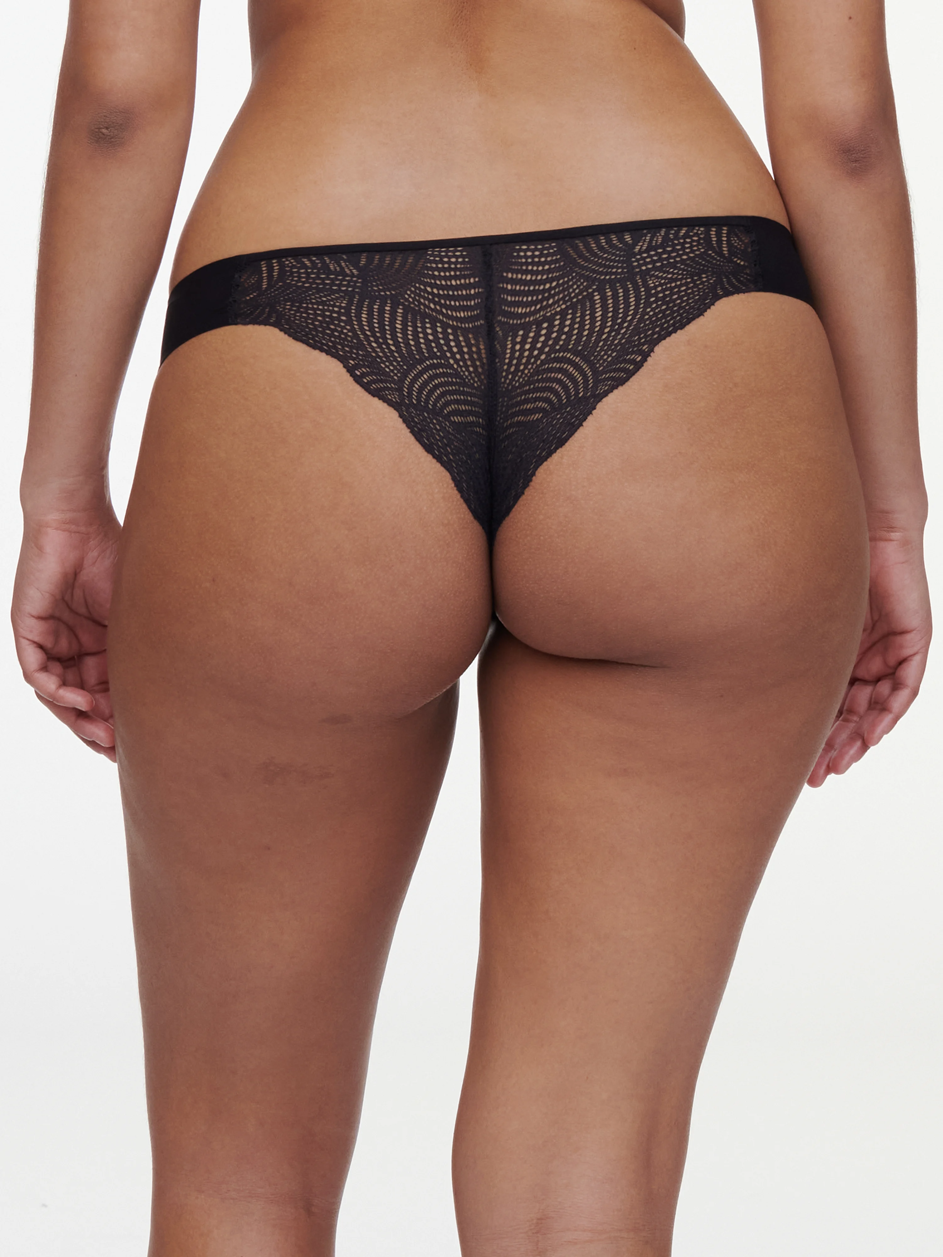 SOFTSTRETCH - String dentelle | Noir
