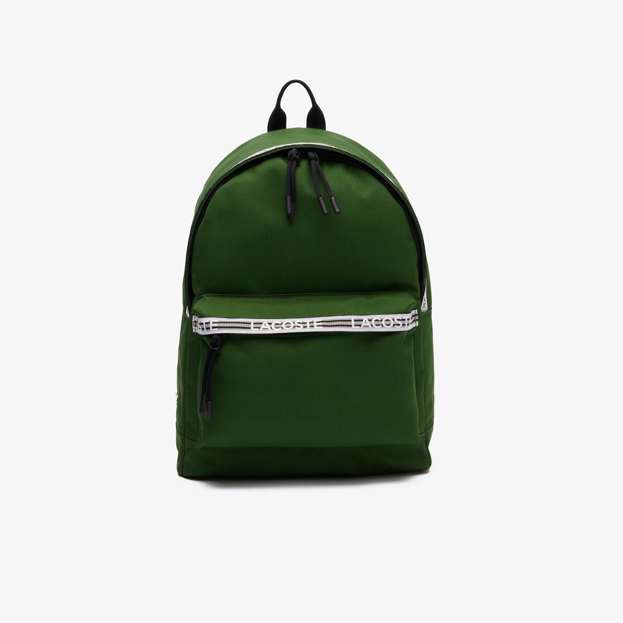Herren LACOSTE Neocroc Rucksack mit Logostreifen Rucksäcke - Grün - Lacoste - Unisex