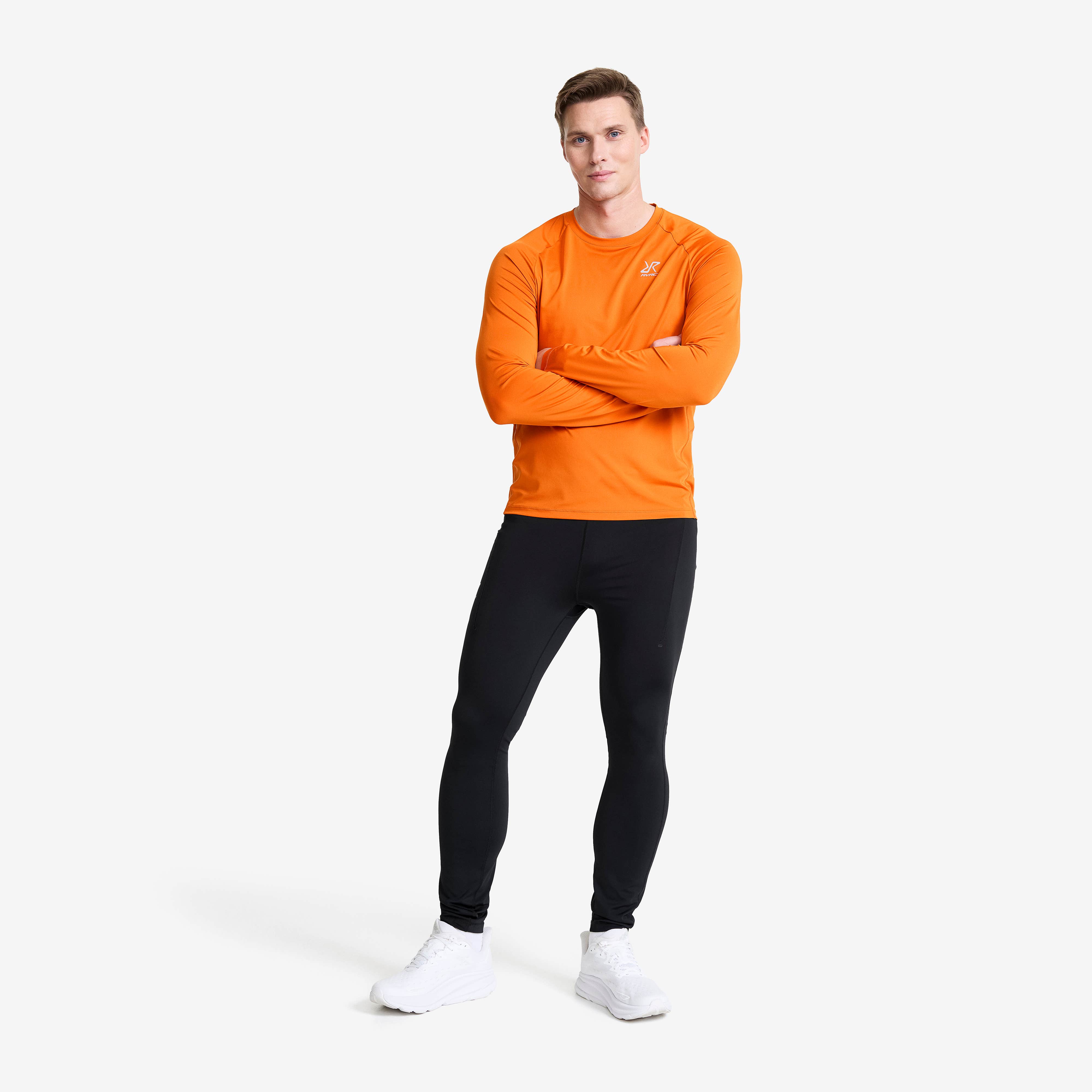 Stride Active Long-sleeved T-shirt Herre Hawaiian Sunset