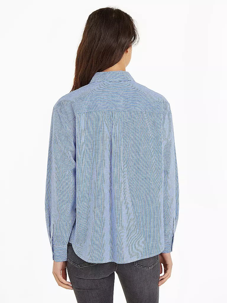 TOMMY JEANS Bluse  hellblau
