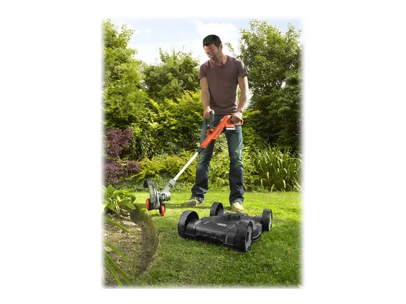 Black & Decker Strimmer STC1820CM-QW - Græstrimmer - ledningfri - 18 V - 7400 opm - 28 cm - inkl. 1x2Ah Batteri