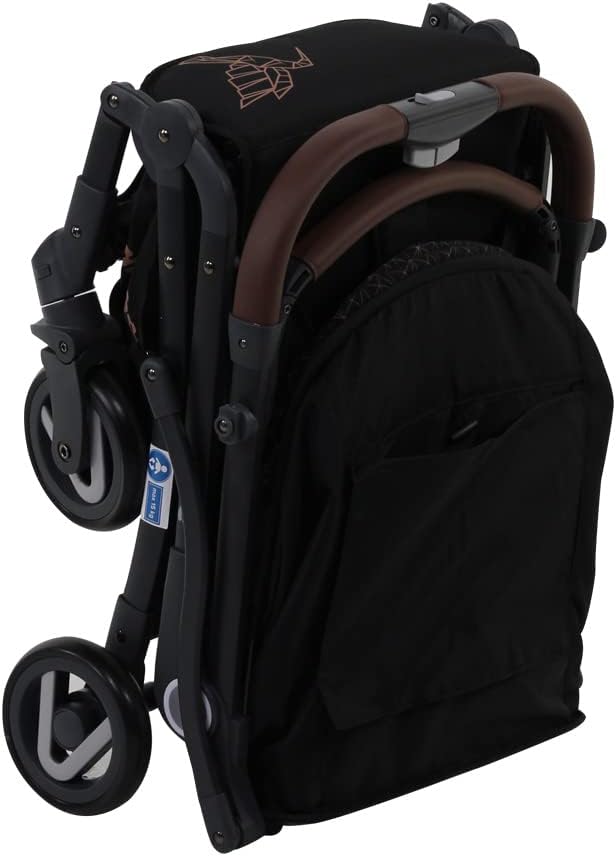Poussette compacte CASSY 6-48 mois, légère et maniable - pliable à une main - Sac de transport et porte gobelet inclus - Nania (gris)