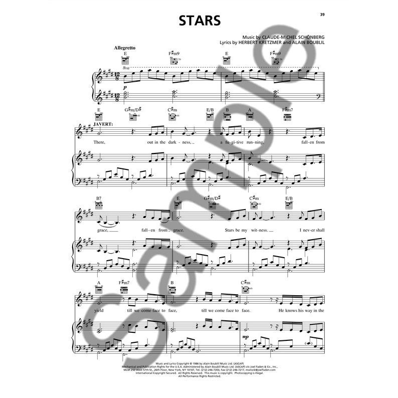 Wise Publications - Les Misérables (Selections From The Movie)