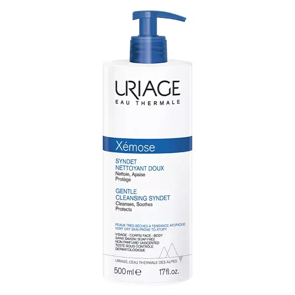 Uriage Xémose Syndet Gel de Limpeza Suave para Pele Seca e Atópica 500ml