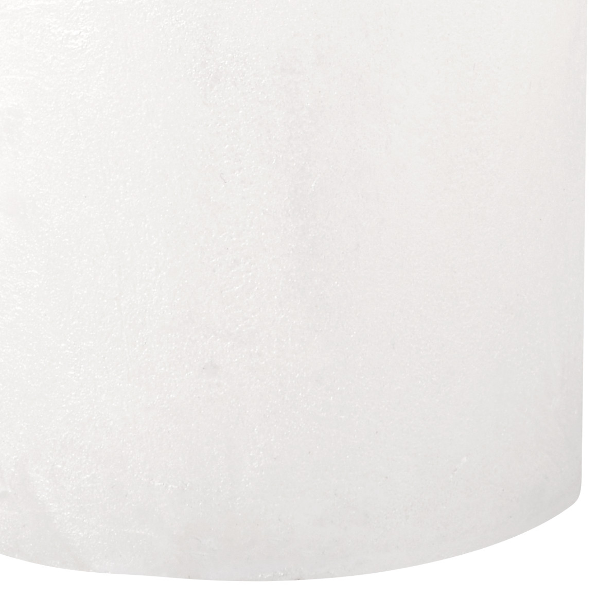 My Home 2 kleine Kerzen im Metallic-Look weiss