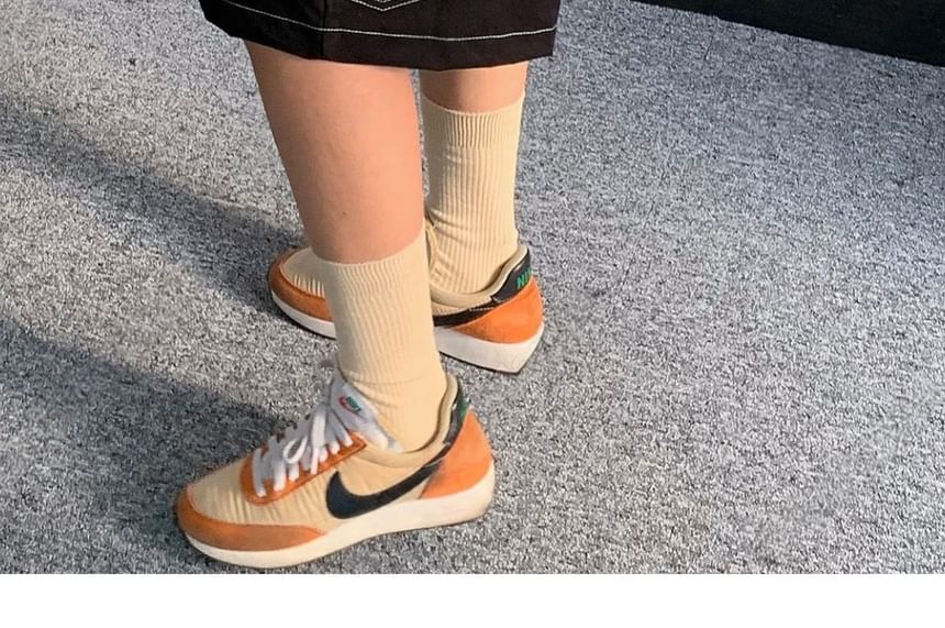 SeoulPop - Effen cargoshorts met trekkoordtaille