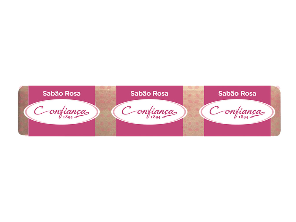 SABÃO CONFIANÇA ROSA 1KG