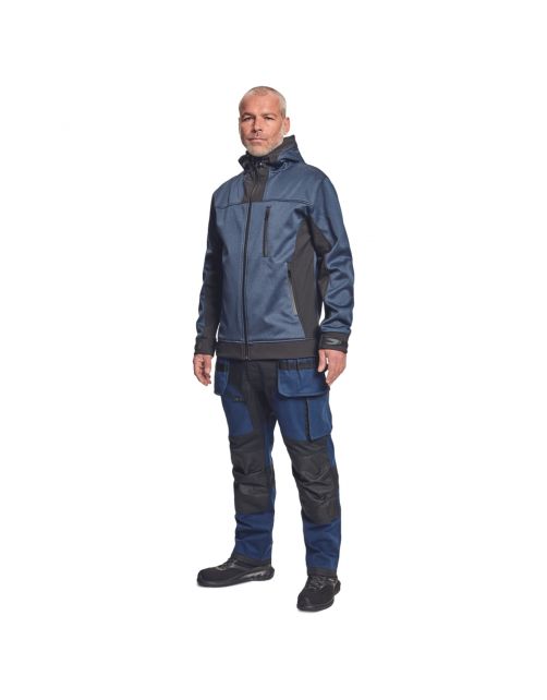 Cerva Werkjas Huyer Softshell Marine - Werkkleding