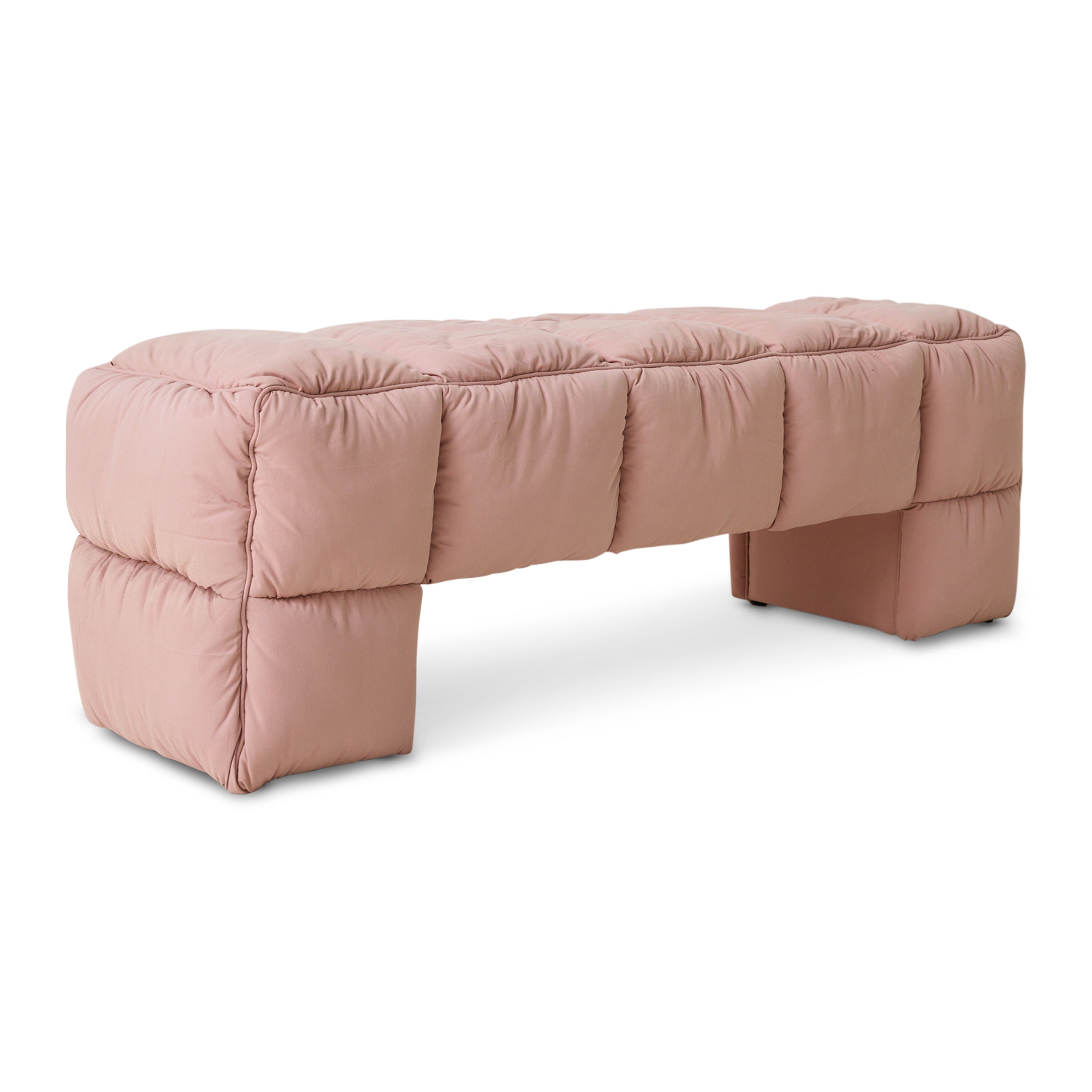 HKliving Puffy Lobby Bankje - Blush