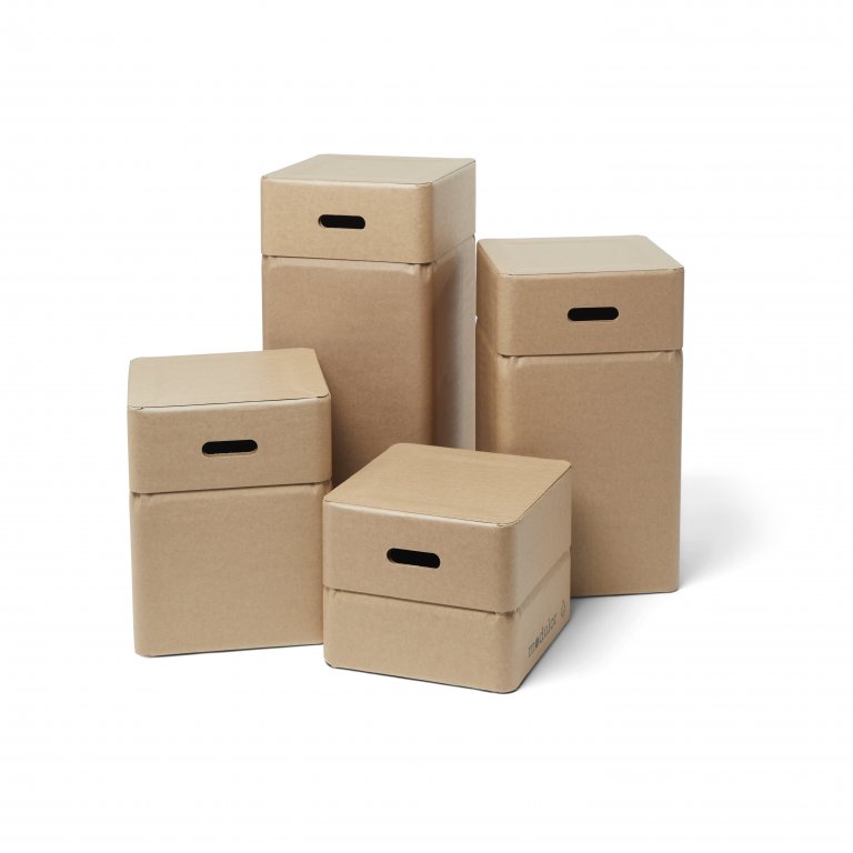 Quadratische Hartpapiertrommel