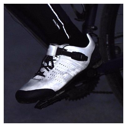 Chaussures de Gravel et Route Triban GRVL 520 Reflective Visible Gris